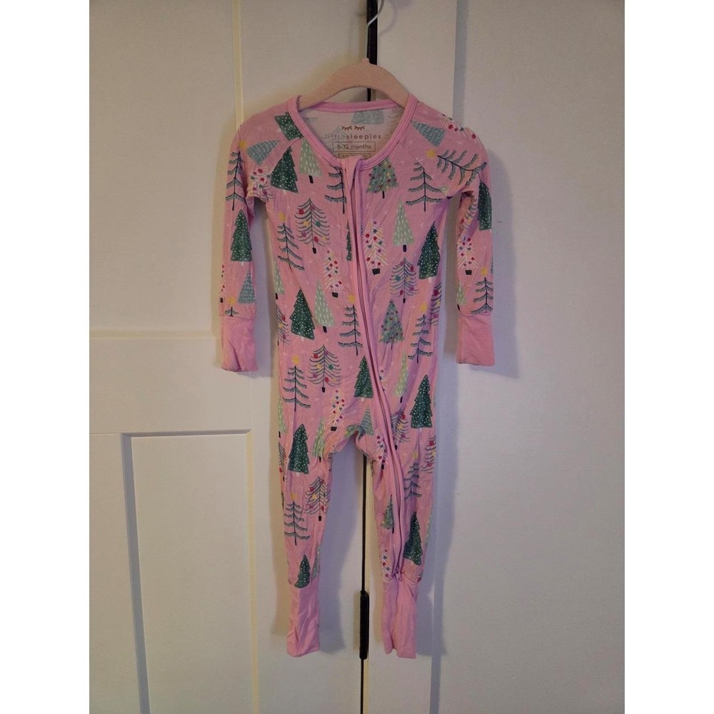 Little sleepies baby girl sleeper 6-12 mos